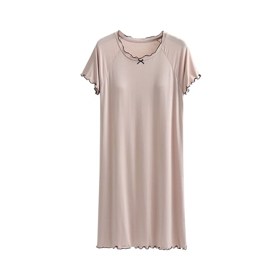 HomeGardon Nightgowns for Women,Women's Sleepwear,Women's with Chest Pad Loose and Comfortable Sleeveless Dress Nightgown,M-XXL