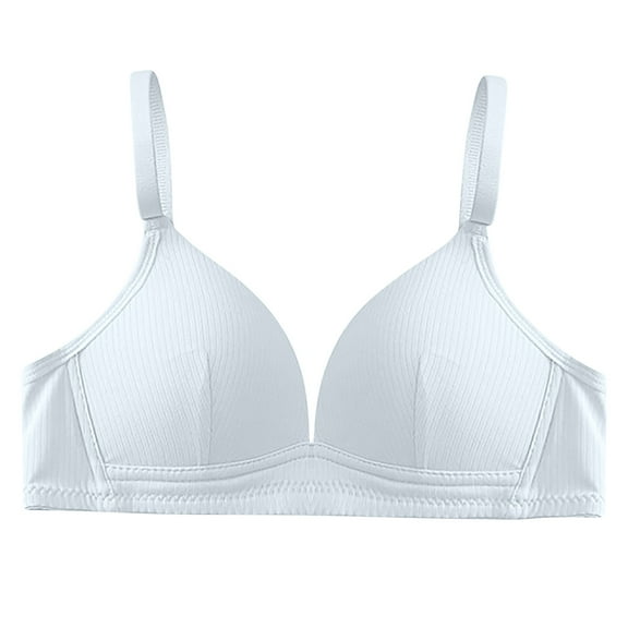 HomeGardon Sports Bras for Women,Minimizer Bras for Women Full Coverage,Women's Lingerie Student Girl Gathered Thin without Steel Ring Girl's Bra,S-XL