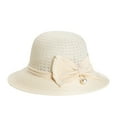 thumbnail image 1 of Clearance! Hontri 1 Hat Clearance under $5, Fisherman Hat Women Sun Summer Large Brim Thin Straw Hat Breathable Sunshade Hat Sun Hat Basin Hat On Sale, 1 of 6