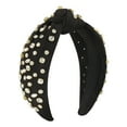 thumbnail image 1 of Clearance! Hontri 1 Headband Clearance under $5, Fashion Headbands for Women Girls Headbands Vintage Headband Wide Top Knot Rhinestone Hair Hoops for Casual Wedding On Sale, 1 of 8