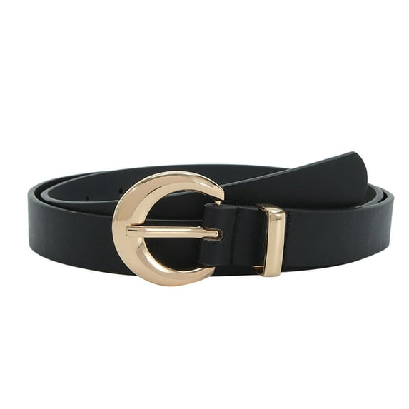 Clearance! Hontri 1 Pc Belt Clearance under $5, Women Faux Leather Waist Belt for Ladies Jeans Pants On Sale