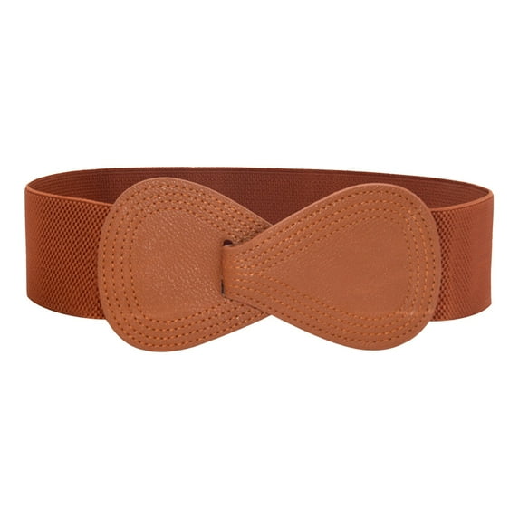 Clearance! Hontri 1 Pc Belt Clearance under $5, Women's Belt New Women's Elastic Belt with Down Coat Wrap Waistband Wide Belt On Sale