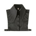 thumbnail image 1 of Clearance! Hontri 1Pc Fake Collar under $10, Women Solid Shirt Detachable Blouse with False Collar Half Elastic Waist Shirt Collar On Sale, 1 of 7