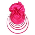 thumbnail image 1 of Hontri Heardband in Sale, Tea Party Headwear  Derby-Inspired, Spring Fascinator  Hat Headwear Pillbox Hat Cocktail Headband 1Pc Hair Accessories Pink, 1 of 7