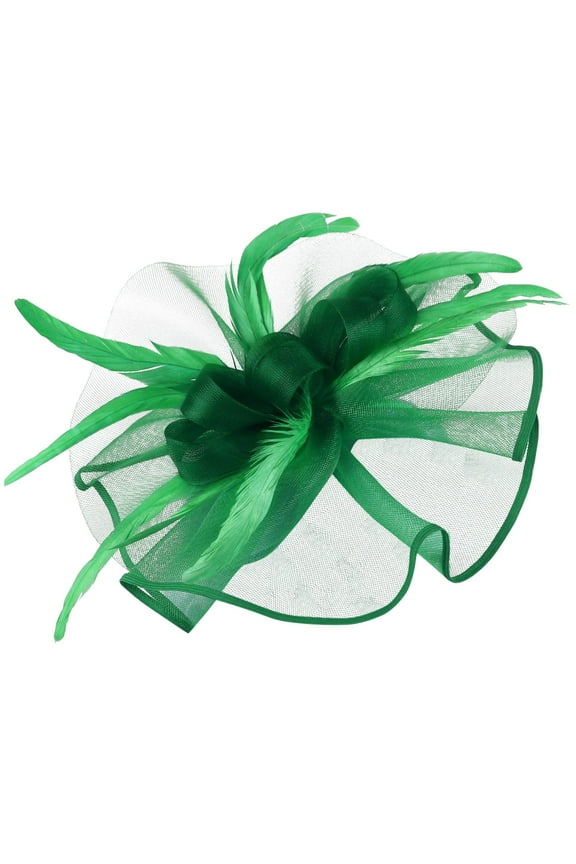 Clearance! Hontri 1Pc Headscarf under $10, Women Hat Headwear Church Feather Clip Fascinators Hat Wedding Party Cap for On Sale