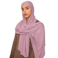 thumbnail image 1 of Clearance! Hontri 1Pc Scarf under $10, Muslim Head Scarf Solid Color Long Scarf Wrap Scarves Cotton Scarf for Women Fashion On Sale, 1 of 9