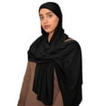 thumbnail image 1 of Clearance! Hontri 1Pc Scarf under $10, Muslim Head Scarf Solid Color Long Scarf Wrap Scarves Cotton Scarf for Women Fashion On Sale, 1 of 9