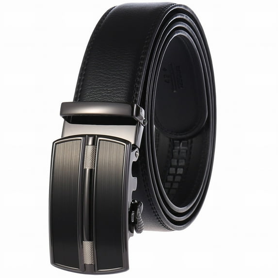 Clearance! Hontri 1X Belt under $10, Belt Men's Cowhide Belt Automatic Buckle Waistband 48 Inch Belt Casual Belts Automatic Buckle On Sale