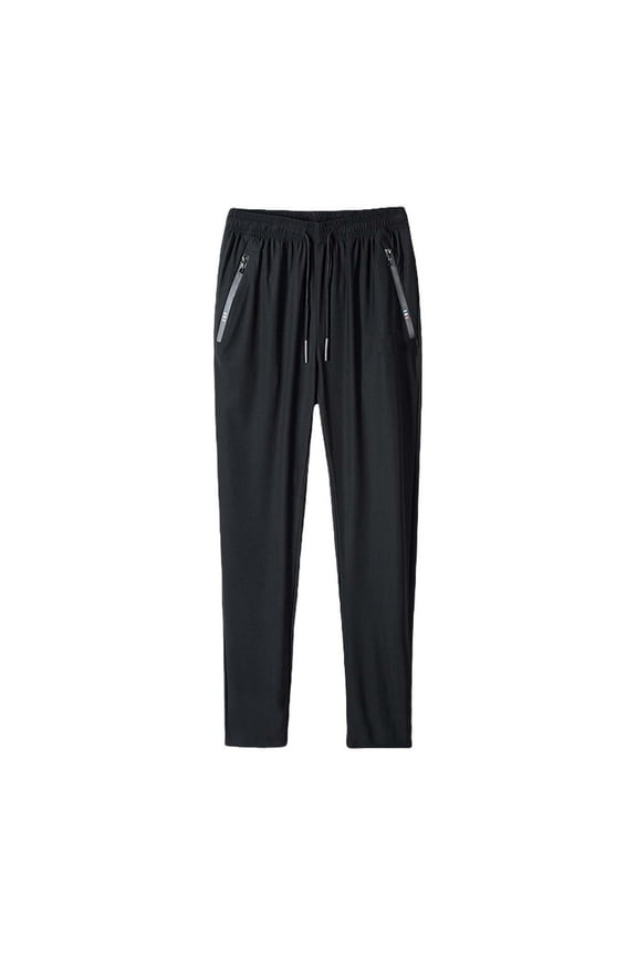 Clearance! Hontri Men's Casual Pants Relaxed Fit Men And Women's Lightweight Joggers Pants Dry Running Hiking Pants Athletic Workout Track Pants with Zipper Pockets Men's Pants