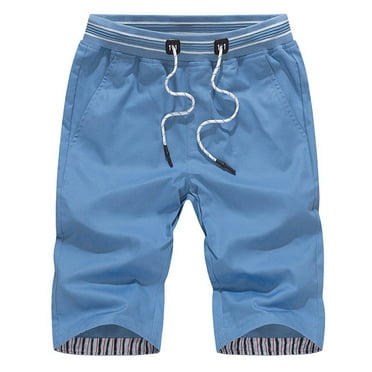 Clearance! Hontri Men's Swim Trunks Mens Surfing Sport Swimming Quick Pants Shorts Swim Beach Water Trunks Men's Board Shorts Swim Boardshort Blue,L