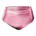 thumbnail image 1 of Clearance! Hontri Sexy Short High Waisted Shorts Leather Metallic Solid Color High Gloss Women's Super Shorts Hot Pants Women's Shorts Pink S, 1 of 7