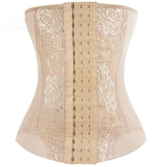 Clearance! Hontri Shapewear Women Waist Trainer Body Shaper Corset Tummy Slimming Girdles Shaping Clothes Shapewear Tummy Control Beige,3Xl