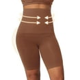 thumbnail image 1 of Clearance! Hontri Shapewear Women's High Waisted Shaping Shorts Thigh Slimming Shaping Underwear Shapewear Tummy Control Coffee,S, 1 of 9