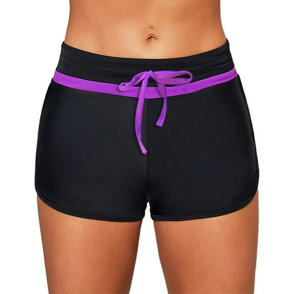 Clearance! Hontri Swimwears Tankinis Set Running Bottom Lace Bikini up Swim High Waist Women Beach Buttons Briefs Bikini Shorts Swim Shorts Beach Swimwear Swimwears Tankinis Set ,