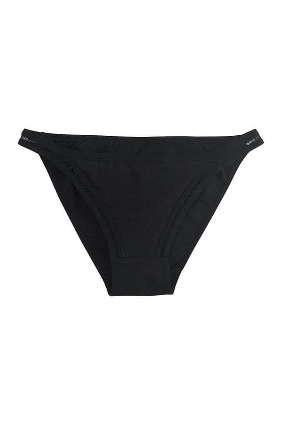 Clearance! Hontri Women's Panties Cotton Wrap Hip Comfortable Breathable Girly Bikini Thin Belt Triangle Briefs Black,M