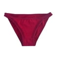 thumbnail image 1 of Clearance! Hontri Women's Panties Cotton Wrap Hip Comfortable Breathable Girly Bikini Thin Belt Triangle Briefs Red,M, 1 of 6