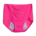 thumbnail image 1 of Clearance! Hontri Women's Panties Women's Large Textile Underwear Pocket for Menstruation Warm Baby High Waist Anti Side Leakage Big Aunt Sanitary Pants Underwear Hot Pink,Xxl, 1 of 5