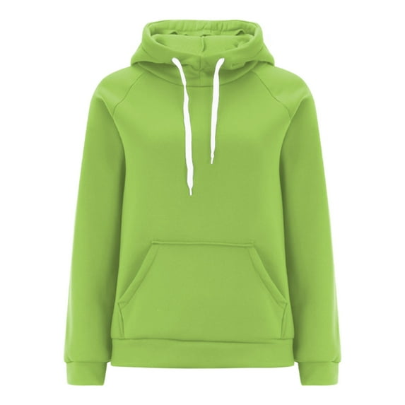Clothing 2025 Hoodies for Women Women's Autumn and Winter Fashion Plus Size Hooded Sweatshirt Oversized Hoodies for Women Green L