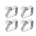 thumbnail image 1 of Clearance Hooks under $5 4PC Stainless Steel Tablecloth Tables Cover Clips Holder Clamps Party Tool, 1 of 1