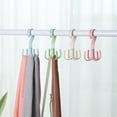 thumbnail image 1 of Clearance Hooks under $5 Belt Hangers For Closet 360 Rotating Scarf Tie Rack 4 Colors Handy 4PCS Hooks, 1 of 9