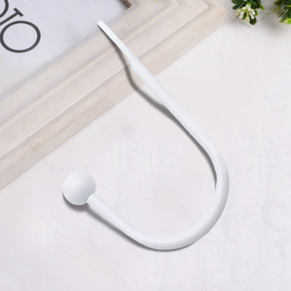 Clearance Hooks under $5,Curtain Alloy U Shaped Crystal Wall Hook Electro Galvanized Curtain Hook
