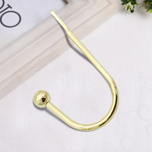 Clearance Hooks under $5 Curtain Alloy U Shaped Crystal Wall Hook Electro Galvanized Curtain Hook