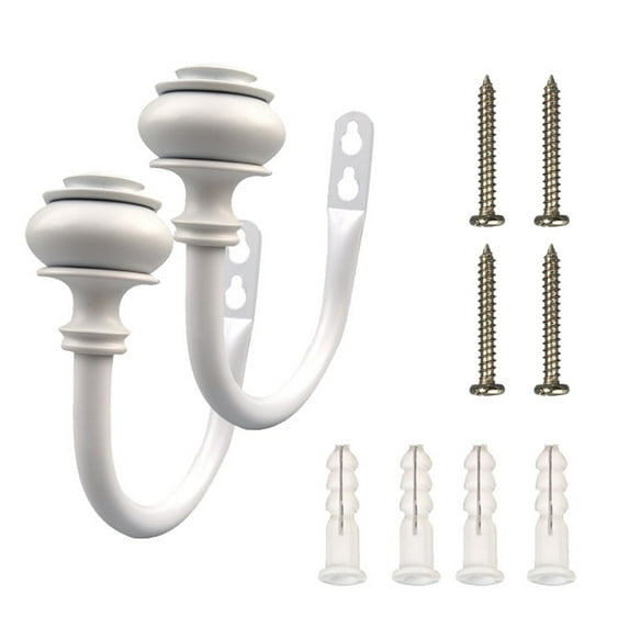 Clearance Hooks under $5 Retro Metal Curtain Holdback Wall Tie Back Hook Hanger Holder Curtain Accessories
