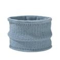 thumbnail image 1 of Horkkom Fleece Neck Gaiter Winter Knitted Warmer Scarf Outdoor Soft Solid Color Circle Scarves for Women Men, 1 of 2