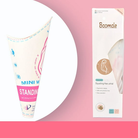 Household detergent under $5,20pcs Disposable Female Portable Urination Device Woman Urinal Funnel To Standing Pee For Pregnant Women Traffic Jam Travel Camping Outdoor Activities 1PC