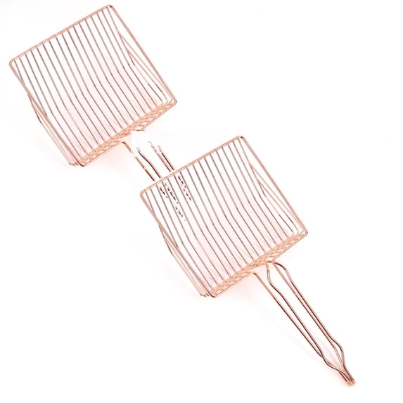 Clearance Household detergent under $7,Metal Litter Shovel Extended Handle Hollowed Out Cat Poop Shovel Tool Metal Stainless Shovel Poop Tool Pet Supplies 2PC