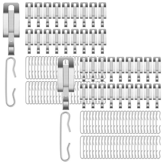 Clearance Household hooks under $20,Moxweyeni 48 Pieces Heat Cable Roof Clips Gutter Clips .8" De Icing Cable Clips Christmas Light Clips And Spacers Set Cable Wire Clips Gutter Clips Outdoor Ca