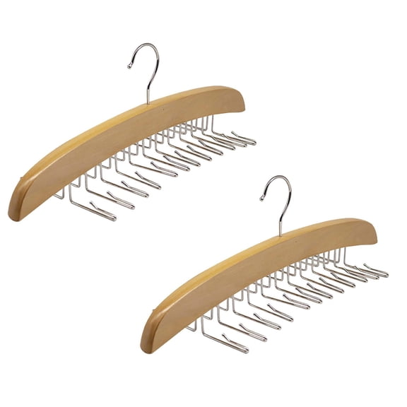 Clearance Household hooks under $20,Tank Top Hanger Camisole Hanger Wooden With 24 Metal Hooks 360 Rotation Strappy Dress Hanger Multipurpose Hanger For Home Closet Wardrobe Dormitory Khaki 2PC