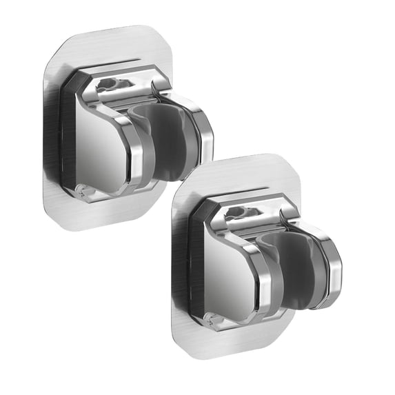 Clearance Household hooks under $5,Large Wall Mount Strong Adhesive Waterproof Handheld Shower Holder Shower Head Holder For Shower Kids Shower Bathroom Shower 2PC