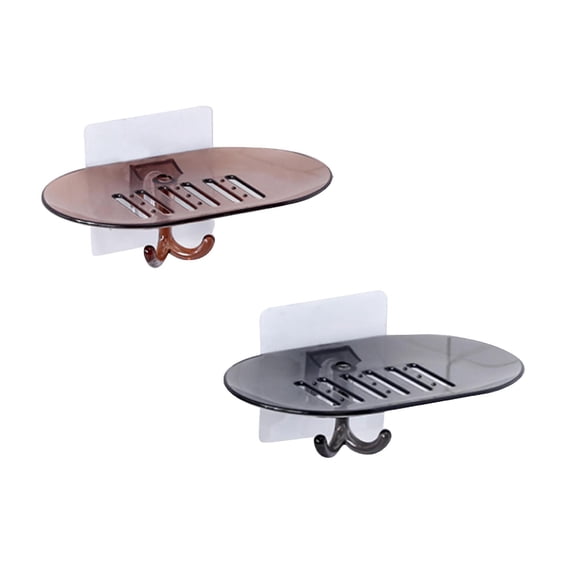 Clearance! Huayishang Bathroom Soap Dish Storage Holder Rack Soapbox Plate Tray Drain, Wire Shelving