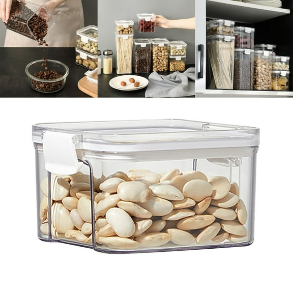 Huayishang Fresh-Keeping Bag, Kitchen Essentials Clearance Sale Airtight Food Storage Containers with Lids Kitchen Pantry Organization and Storage Plastic Scale Food Canisters For