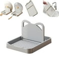 thumbnail image 1 of Clearance! Huayishang Spoon Rest with Lid Holder: Foldable Silicone Spoon Holder High Temperature Spoon Organizer Spatula Holder for Kitchen Counters & Stove Tops, Storage Rack Grey, 1 of 9