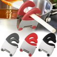 thumbnail image 1 of Clearance! Huayishang Stainless Pot Side Clamp Hot Spoon Holder Stainless Anti Scald Grip Spoon Holder Kitchen Accessories for Restaurant Home Utensil Rest, Insulation Pad Grey, 1 of 8