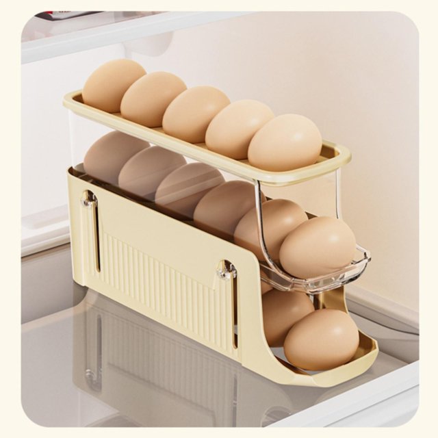 Clearance! Hxroolrp Egg Dispenser For Refrigerator Egg Holder For ...