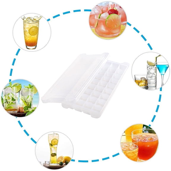 Clearance Ice Cube Mold under $5 36 Cubes Silicone Ice Tray Silicone Ice Cubes Tray For Freezer Jelly Cubes Tray