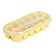 thumbnail image 1 of Clearance Ice Cube Mold under $5,Press Ice Tray Home Refrigerator Large Capacity Storage Ice Box Food Grade Silicone Ice Tray, 1 of 4