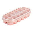 thumbnail image 1 of Clearance Ice Cube Mold under $5,Press Ice Tray Home Refrigerator Large Capacity Storage Ice Box Food Grade Silicone Ice Tray, 1 of 4