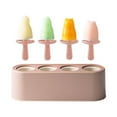 thumbnail image 1 of Clearance Ice Cube Mold under $6 Popsicle Mold Set 4 Pieces Homemade Silicone Popsicle Maker Kid Easy Release Ice Cream Molds Reusable DIY Ice Molds, 1 of 9