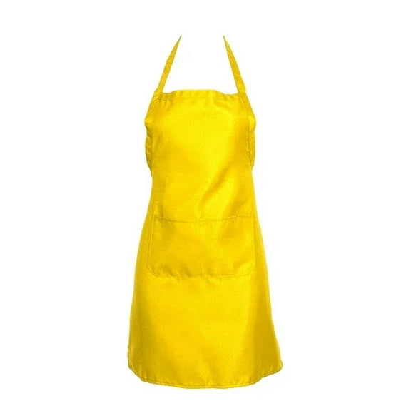 Clearance! Ikeay Apron, Cooking Kitchen Apron with Pocket Check Chef Apron Dress for Women Men Adults for Baking Restaurant Tool