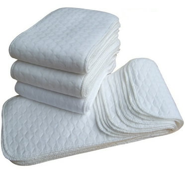 Clearance! Ikeay Burp Cloths 10 Pcs Large Cotton Baby Burp Clothes 6 Extra Thick Absorbent and Soft Burp Rags Muslin Bibs Unisex for Boys and Girls,Towels,10X Baby Diapers