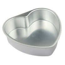 Clearance! Ikeay Cake Molds for Baking, 10 Inch Aluminum Heart Shaped Cake Pan Set Diy Baking Tool with Removable Bottom