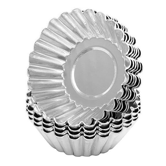 Clearance! Ikeay Cake Molds for Baking, Cake Cupcake Lined Tin Cookie Tool Mould Aluminum Baking 10Pcs Cake Mould