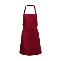 Clearance! Ikeay Cooking Apron, Cooking Kitchen Apron with Pocket Check Chef Apron Dress for Women Men Adults for Baking Restaurant Tool