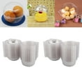 thumbnail image 1 of Clearance! Individual Cupcake Containers Stackable Cupcake Boxes Individual Cupcake Holders Single Cupcake Boxes with Connected Airtight Deep Dome Lid 1 Pack Cake Packaging Box, 1 of 8