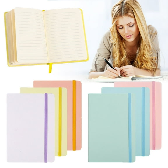 Ins Style Macaron Solid Color Notebook A5 Light Yellow