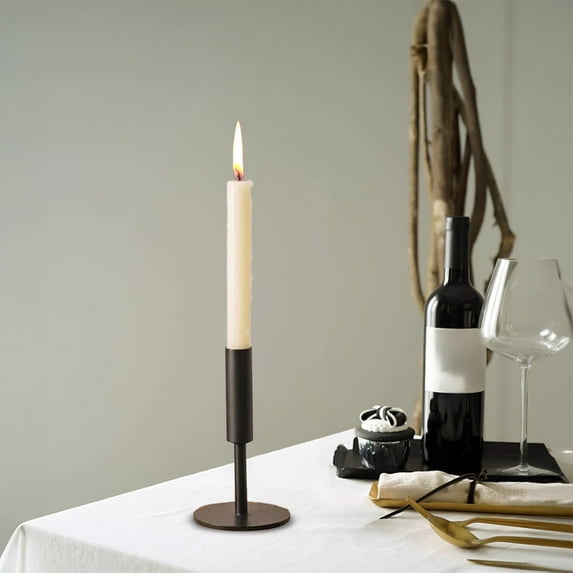 Clearance! Iron Taper Candle Holder - Set Of 7.09" Decorative Candle Stand , Candlestick Holder for Wedding , Dinning , Party